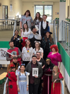 Staff dressed up as book characters for World Book Day