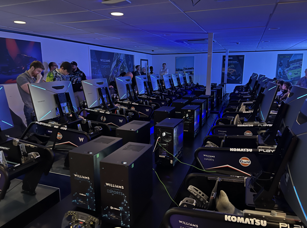 Racing room environment